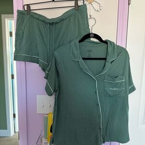 Auden Women's Sage Green Pajama Set